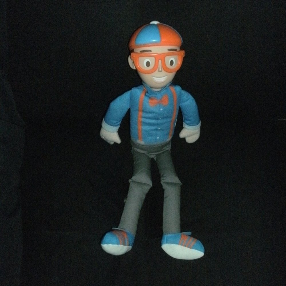Blippi My Buddy 17” Talking Doll 2019 Kideo Cloth Body & Hard Plastic Head WORKS